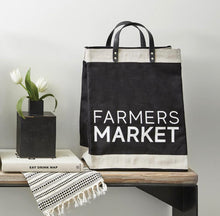 Load image into Gallery viewer, Farmer’s Market Tote - Black
