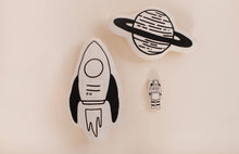 Load image into Gallery viewer, Rocket &amp; Astronaut Pillow
