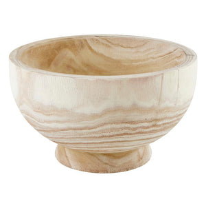 Paulownia Wood Serving Bowl - Natural