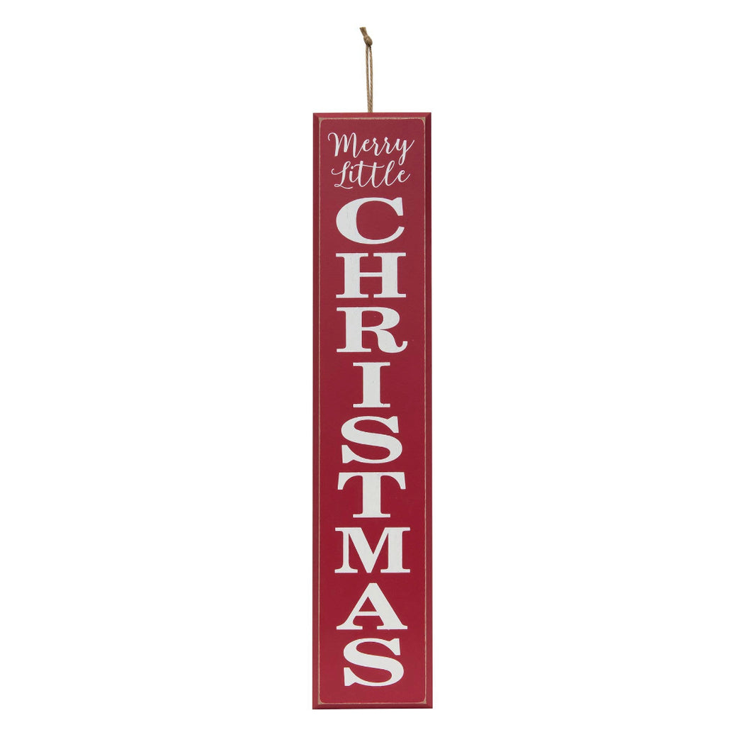 Merry Little Christmas Wood Sign