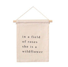 Load image into Gallery viewer, Wildflower Hanging Sign

